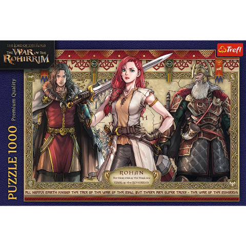 PUZZLE TREFL 1000 STAPANUL INELELOR RAZBOIUL ROHIRRIMILOR [2]