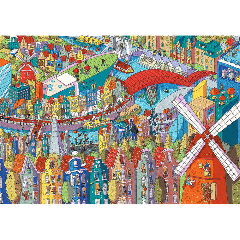 PUZZLE TREFL 1000 UFT EYE SPY AMSTERDAM [1]