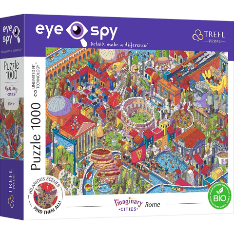 Jucării și jocuri - PUZZLE TREFL 1000 UFT EYE SPY ROMA