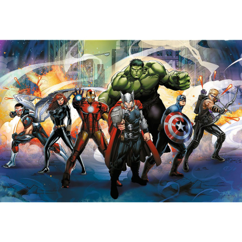 PUZZLE TREFL 160 MARVEL RAZBUNATORII SUPERPUTERI [1]
