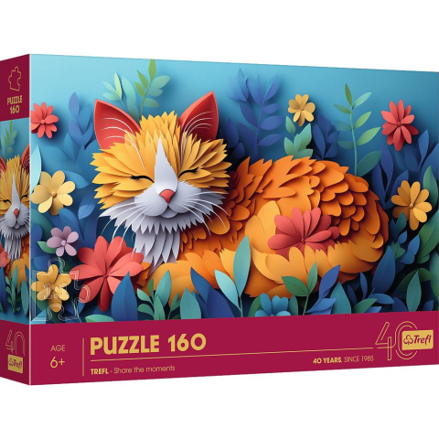 Jucării și jocuri - PUZZLE TREFL 160 PISICUTA