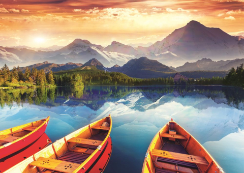 PUZZLE TREFL 2000 LAC MONTAN [1]