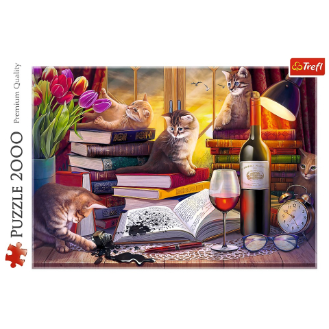 PUZZLE TREFL 2000 NOAPTEA PISICILOR [2]