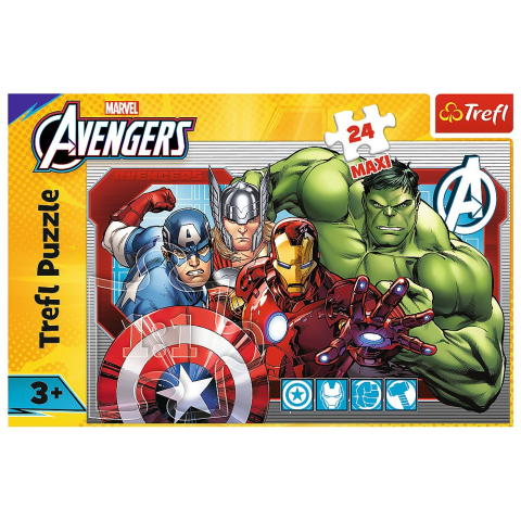 PUZZLE TREFL 24 MAXI MARVEL RAZBUNATORII INTOTDEAUNA JUST [2]
