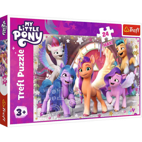 Jucării și jocuri - PUZZLE TREFL 24 MAXI MY LITTLE PONY O ZI FRUMOASA