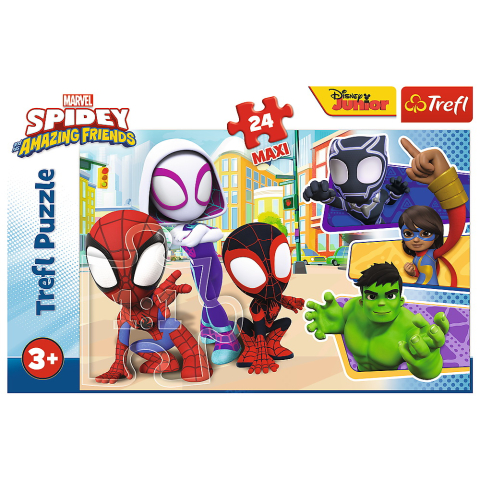 PUZZLE TREFL 24 MAXI SPIDEY SI PRIETENII LUI EXTRAORDINARI [2]