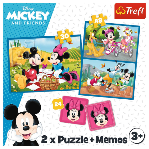 PUZZLE TREFL 2IN1 MEMO DISNEY EROII DISNEY [4]