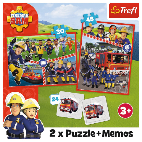PUZZLE TREFL 2IN1 MEMO POMPIERUL SAM ECHIPA POMPIERILOR [4]