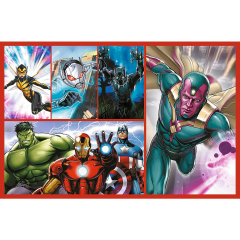 PUZZLE TREFL 2X70 MARVEL AVENGERS MISIUNEA SUPER EROILOR MARVEL AVENGERS [2]