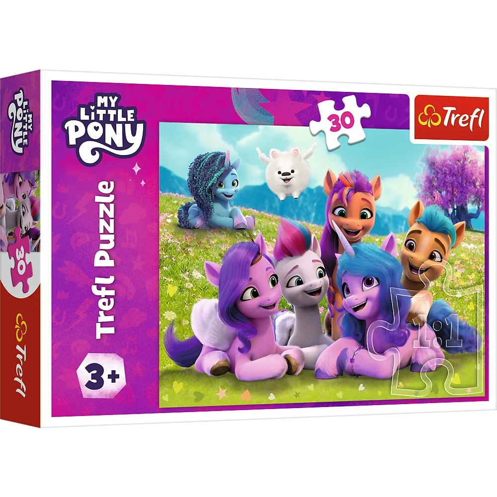 Jocuri educative și de societate - Puzzle 30 piese My Little Pony Poneii Prietenosi Trefl