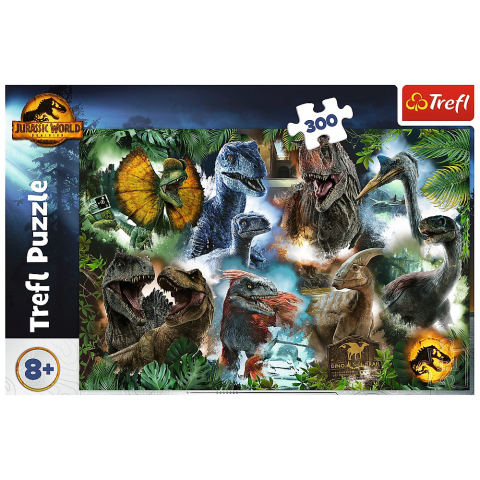 PUZZLE TREFL 300 JURRASIC WORLD DINOZAURII FAVORITI [2]