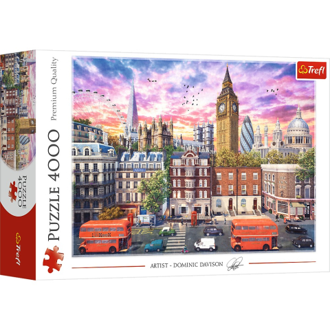 Jucării și jocuri - PUZZLE TREFL 4000 CALATORIE IN LONDRA