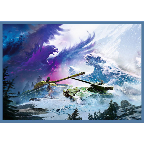 PUZZLE TREFL 4X250 WORLD OF TANKS BATALIE GROZAVA CU TANCURI [1]