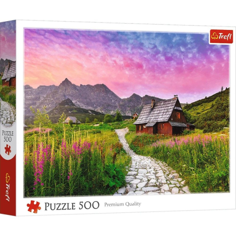 Jucării și jocuri - PUZZLE TREFL 500 HALA GASIENICOWA IN MUNTII TATRA