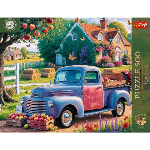PUZZLE TREFL 500 PREMIUM PLUS TEA TIME CAMPIONATUL EUROPEAN MASINA FERMIERULUI [2]