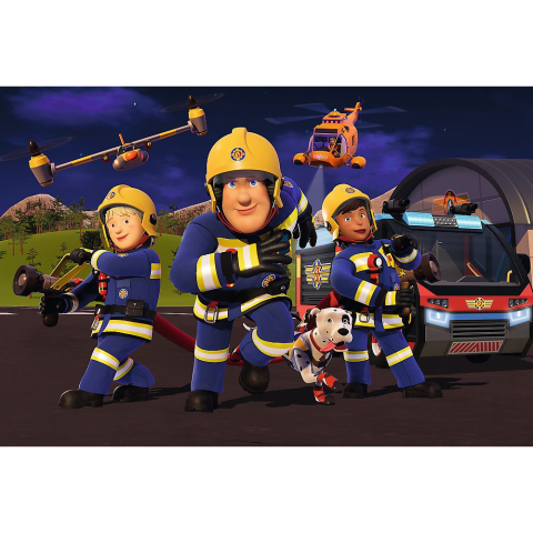 PUZZLE TREFL 60 EROUL IN UNIFORMA POMPIERUL SAM [1]