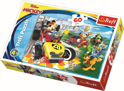 Jucării și jocuri - PUZZLE TREFL 60 LA RALIU CU PRIETENII