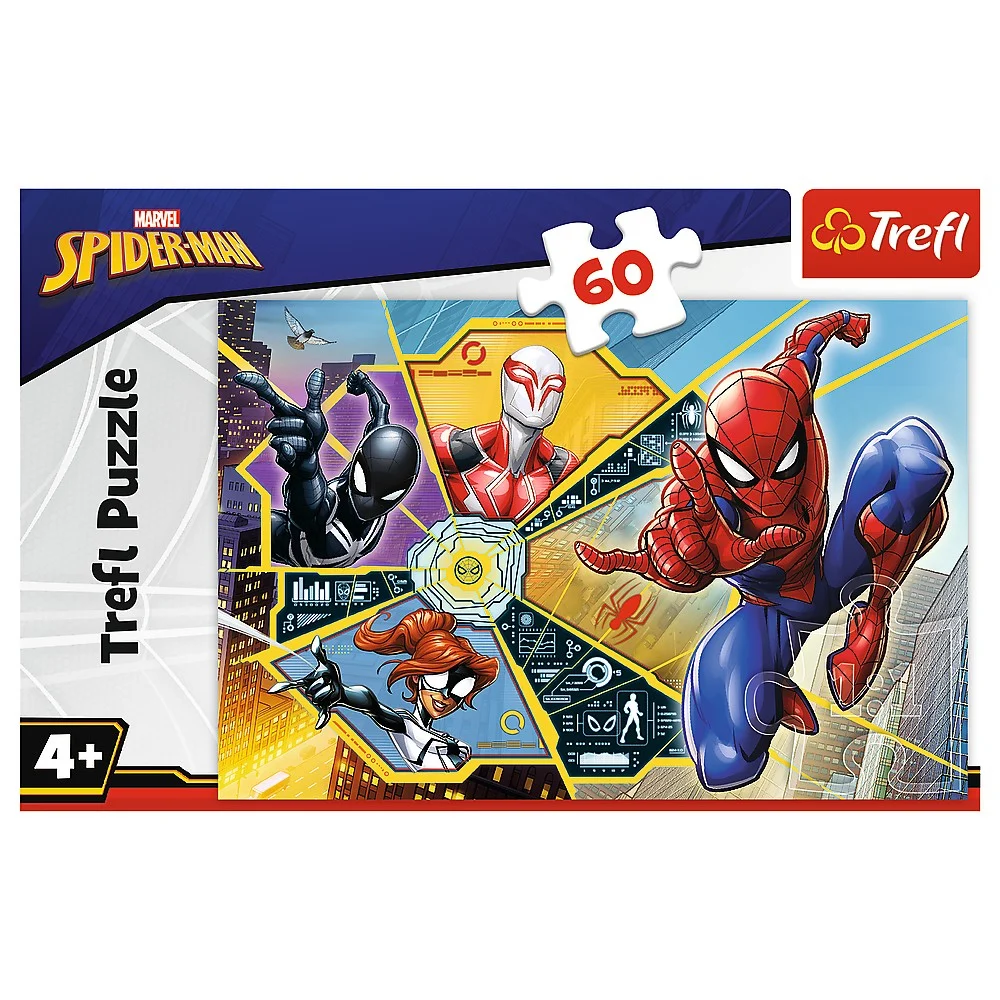 Puzzle 60 piese Marvel Spiderman Panza de paianjen Trefl [1]