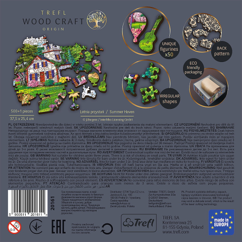 PUZZLE TREFL DIN LEMN 500+1 PIESE PORTUL IN TIMPUL VERII [3]