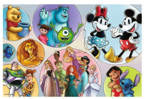 Puzzle Trefl Primo Super Shape XL Lumea Disney 160 piese [1]