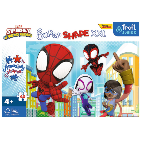PUZZLE TREFL PRIMO SUPER SHAPE XXL 60 SPIDEY [2]