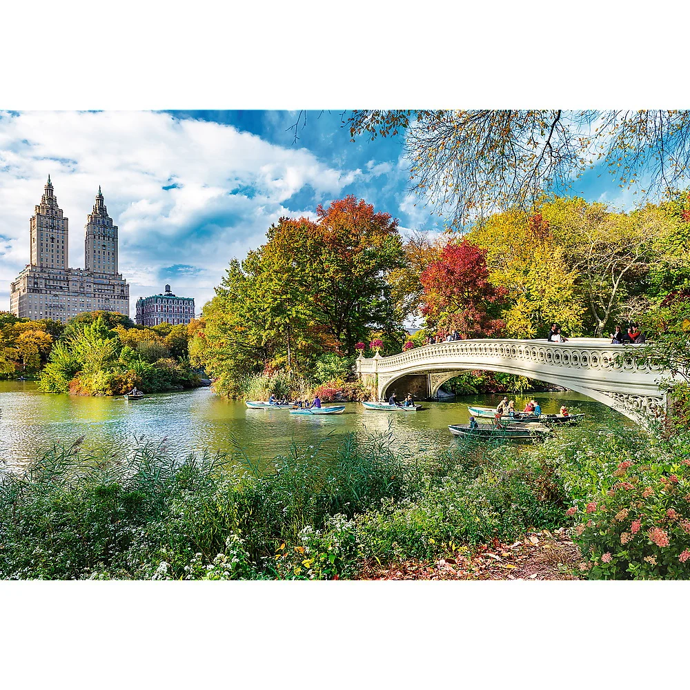 Puzzle 1500 piese Charming Central Park New York Trefl Prime Unlimited Fit Technology [1]