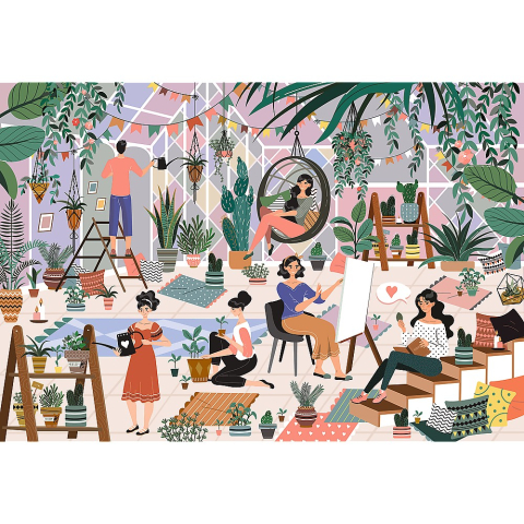 PUZZLE TREFL UFT 1500 VIBE BOTANIC [1]