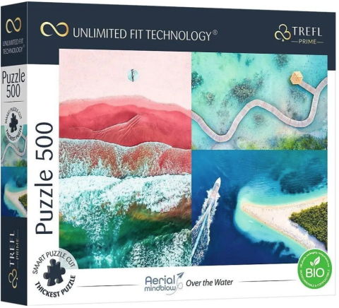 Jocuri educative și de societate - Puzzle 500 piese Deasupra apelor Trefl Prime Unlimited Fit Technology