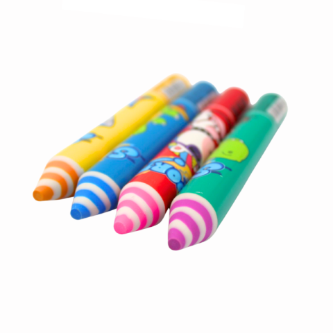 Rechizite școlare - Radiera copii tip creion 13.5 cm animale culori diferite