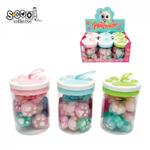 Instrumente de scris - Set 18 radiere color model labute pisica S Cool Collection