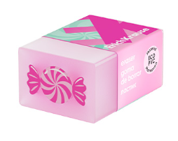 Noutăți Librăria Compas - Radiera ErichKrause Candy 30 x 22 x 15.5 mm roz