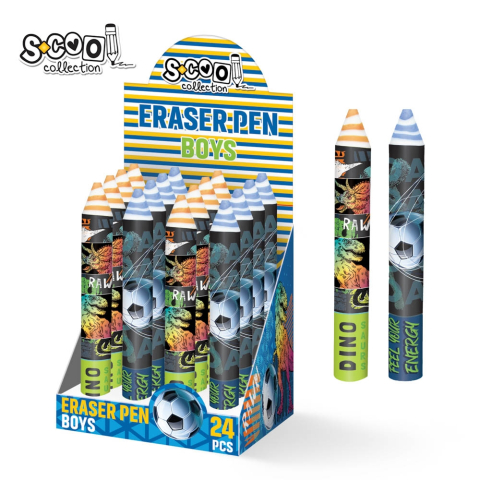 Instrumente de scris - Radiera tip creion pentru baieti 13.5 cm S Cool Collection