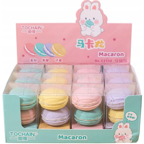 Radiere creion Macaron 2 buc /set Tochain [1]