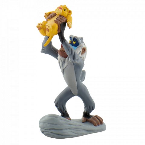 Figurine - Figurina Rafiki si puiul Simba 10 cm Bullyland