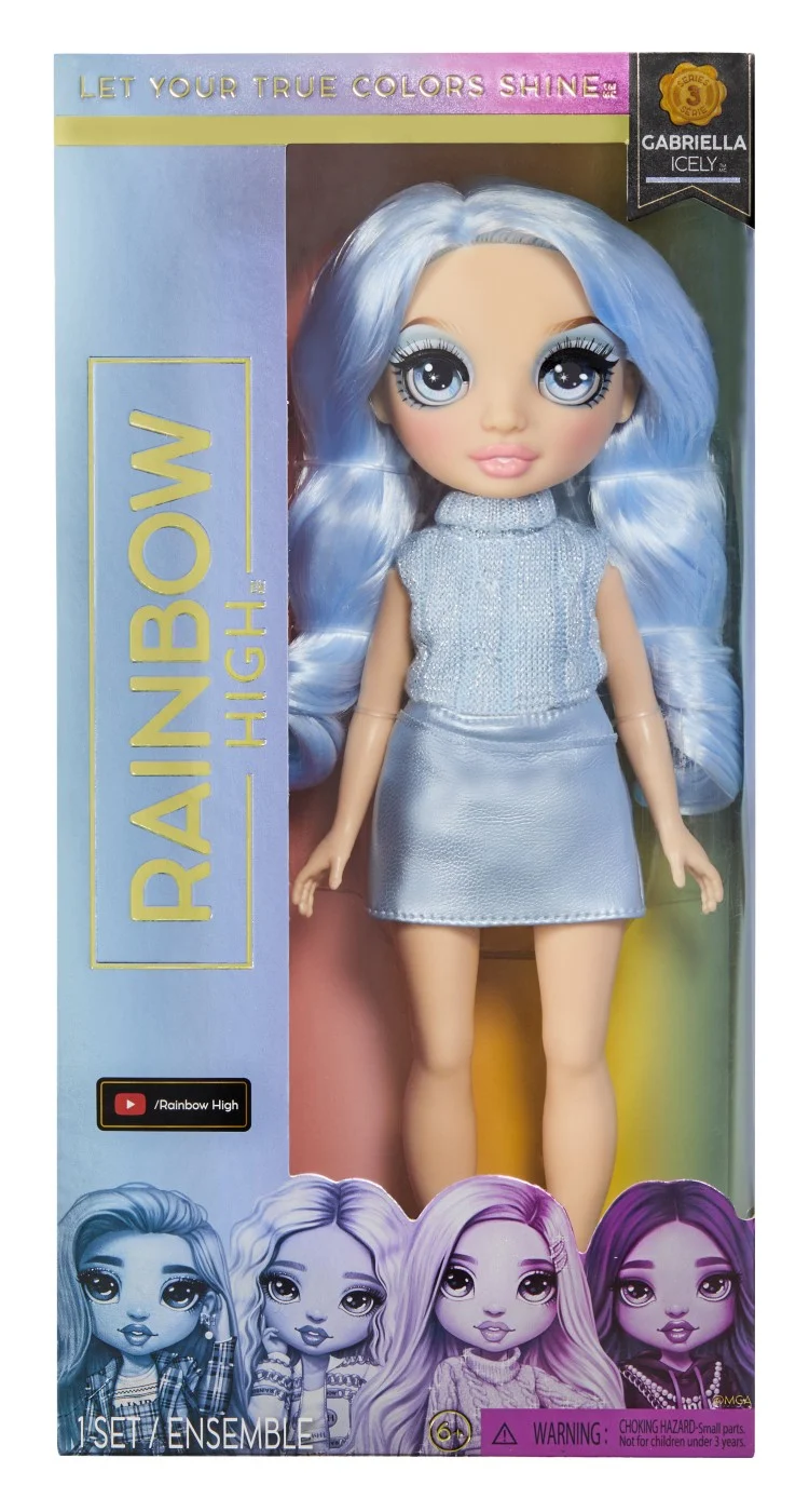 Păpusi - Rainbow High papusa Gabriella Icely MGA albastru