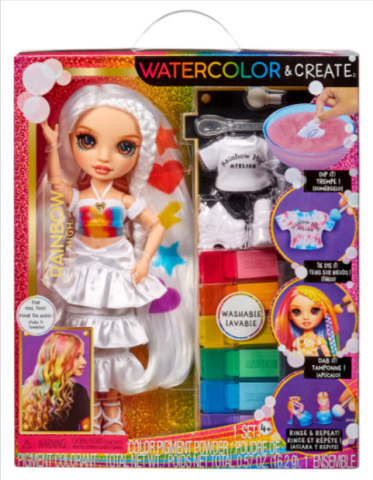 Păpuși și accesorii - Papusa Rainbow High Watercolor Create Ochi Caprui