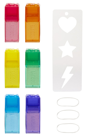 RAINBOW HIGH WATERCOLOR CREATE PAPUSA OCHI VERZI [7]