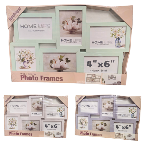 Rame și albume foto - Rama foto colaj 32x50cm culori diferite