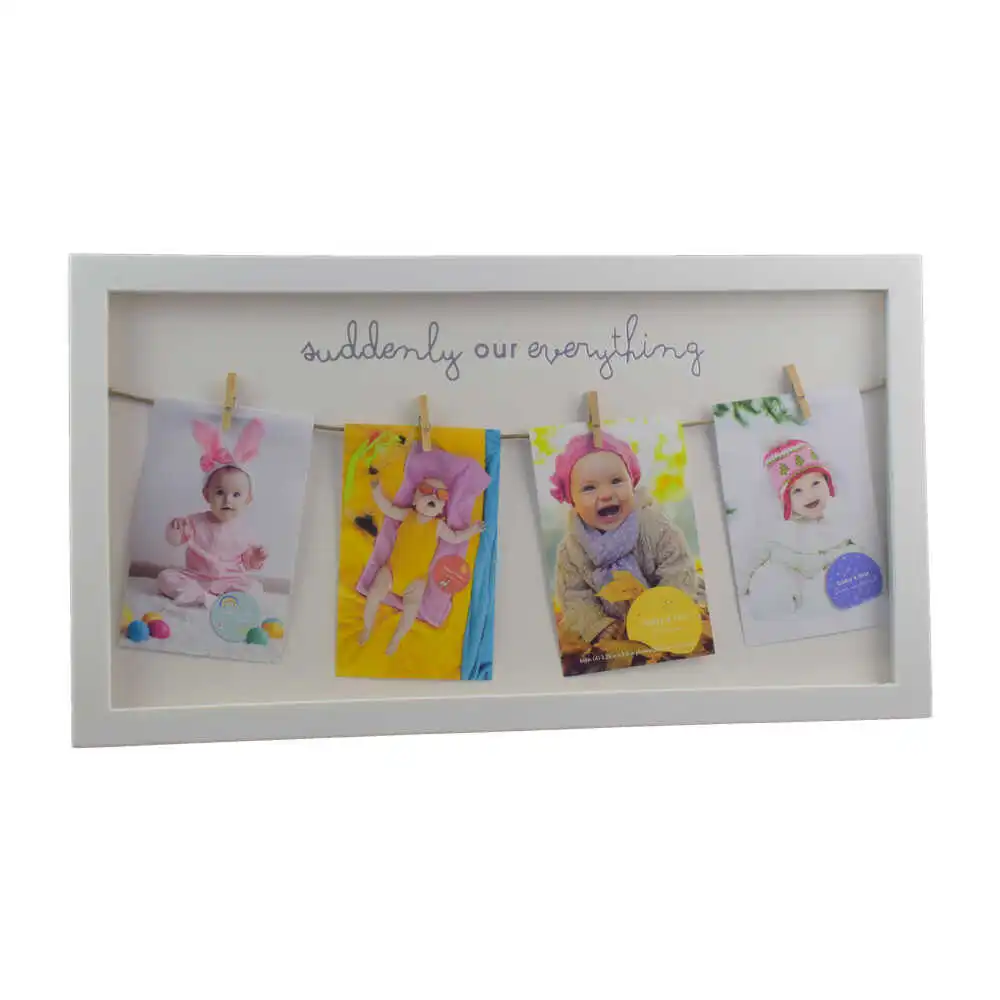 Rame și albume foto - Rama foto cu clema pentru bebelusi 45x25 cm