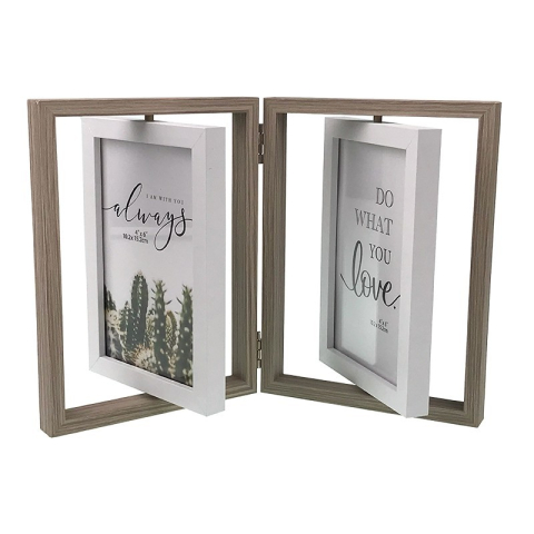 Rama foto dubla rotativa 29x20 cm diverse culori [2]