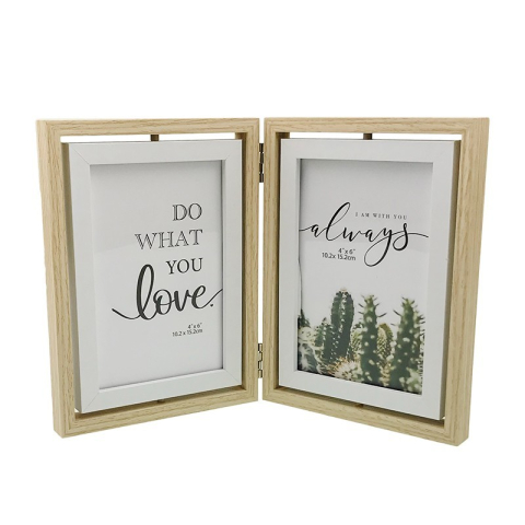 Rama foto dubla rotativa 29x20 cm diverse culori [3]