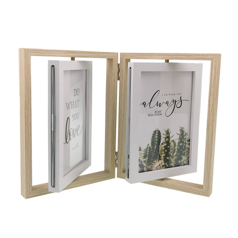 Rama foto dubla rotativa 29x20 cm diverse culori [4]