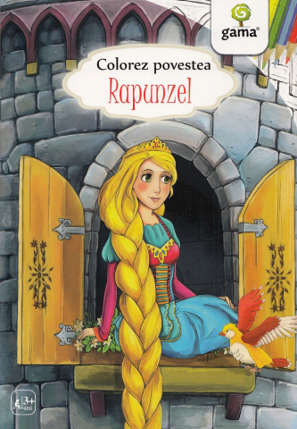 Gama si Tiki Tan promotie - Rapunzel. Colorez povestea