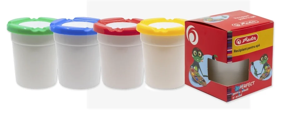 Recipient pentru apa Herlitz diverse culori [1]