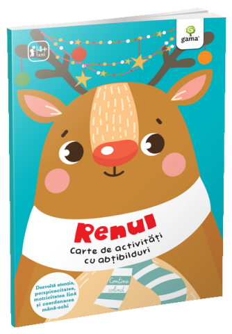 Cărți - Renul. Carte de activitati cu abtibilduri