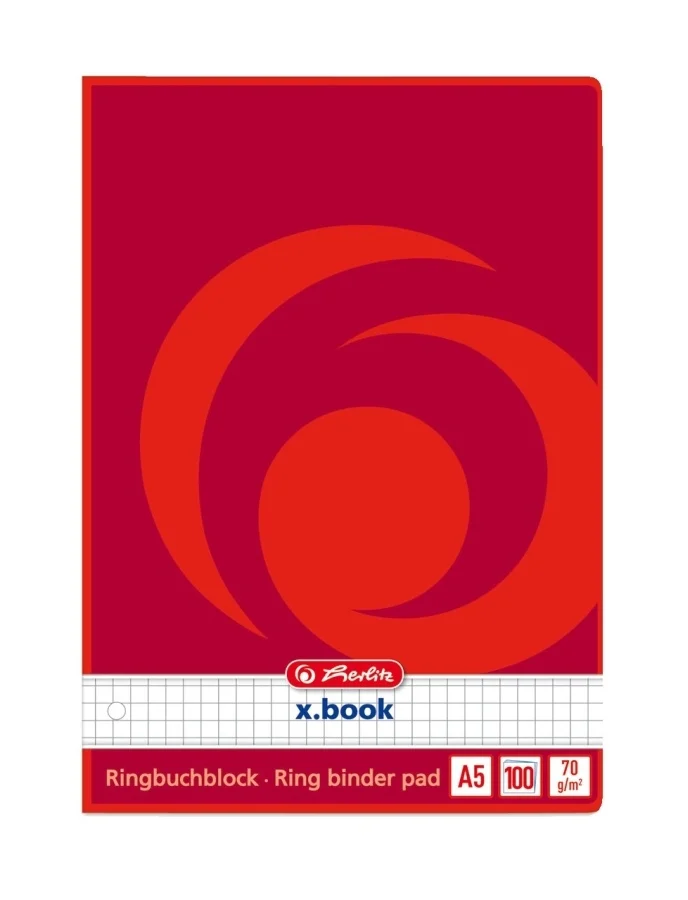 Rezerve pentru caiete - Rezerva caiet mecanic A5 100 file matematica Herlitz