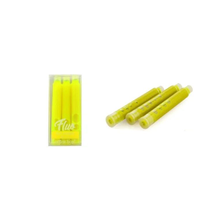 Rechizite școlare - Set de 3 buc rezerve galbene pentru evidentiator Office Box