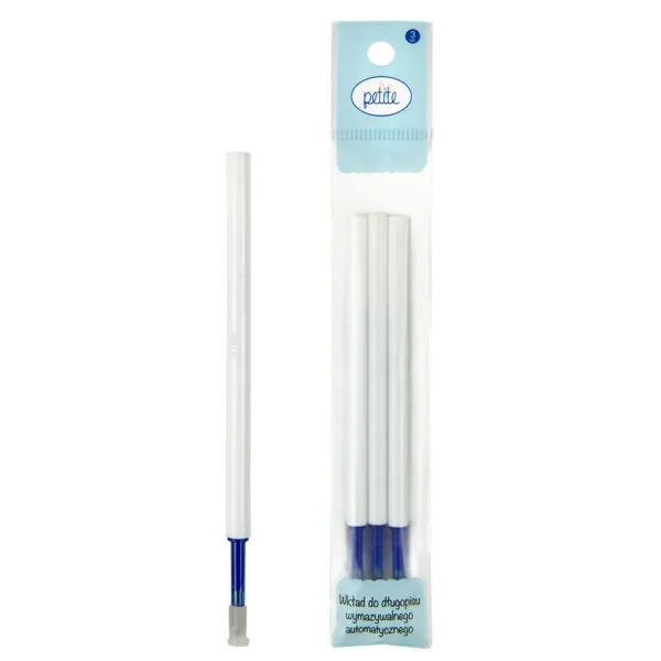 Noutăți Librăria Compas - Rezerve pix mecanic cerneala cu stergere 3/set albastru Strigo