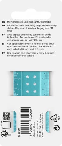 Rigla 30 cm Sparkle Faber-Castell Plastic Reciclat [5]
