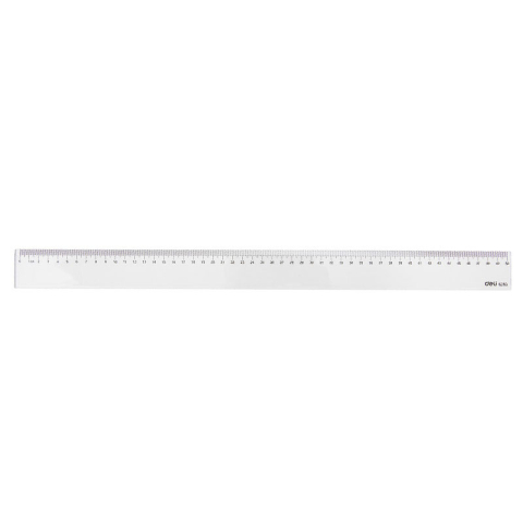 Rigle și Echere - Rigla 50 cm transparenta Deli